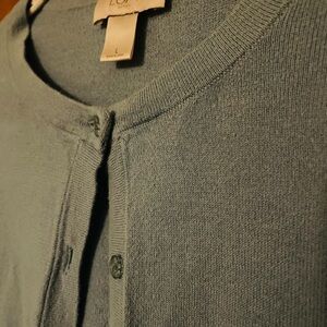 LOFT Women's Blue Cardigan